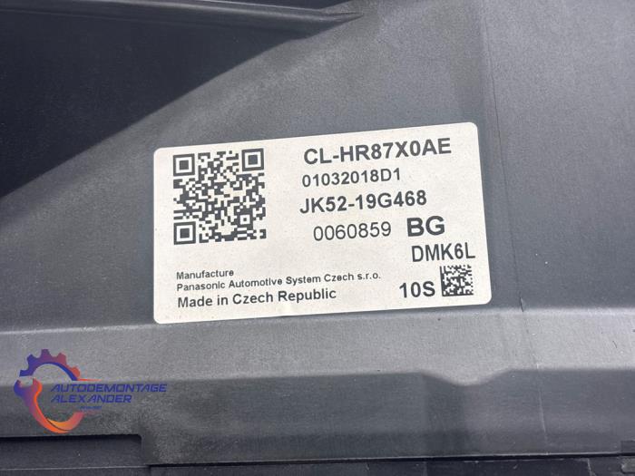 Head-up display van een Land Rover Range Rover IV (LG) 4.4 SDV8 32V 2018