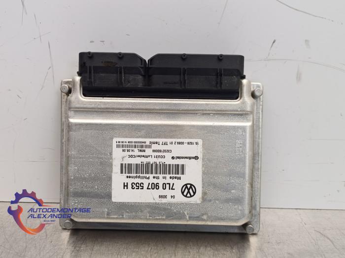 Gebruikte Computer hoogteregeling Volkswagen Touareg (7LA/7L6) 2.5 TDI R5 Prijs € 152,00 Inclusief btw aangeboden door Alexander Autodemontage
