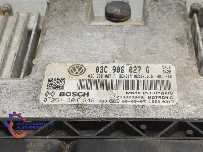 Computer Motormanagement van een Volkswagen Scirocco (137/13AD) 1.4 TSI 160 16V 2009