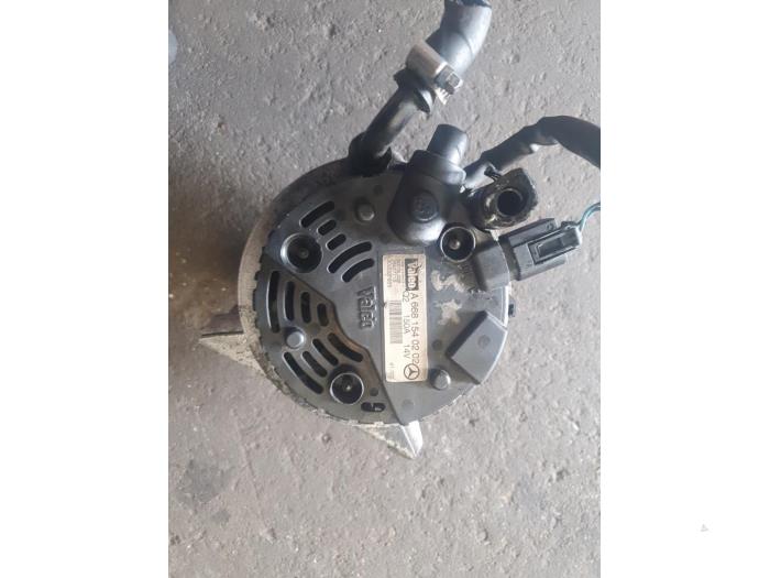 Dynamo Mercedes A (W168), 1997 / 2004 1.7 A-170 CDI 16V, Hatchback, Diesel, 1,689cc, 70kW (95pk), FWD, OM668942, 2001-03 / 2004-08, 168.009; 168.109 (Gebruikt)