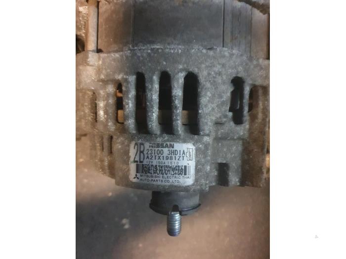 Gebruikte Dynamo Nissan Micra (K13) 1.2 12V DIG-S Prijs € 50,00 Margeregeling aangeboden door Autodemontage Atlas-Car B.V.