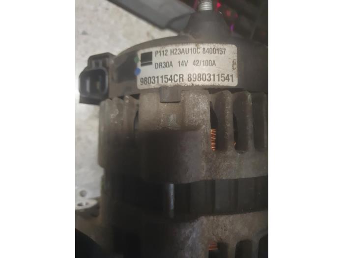 Gebruikte Alternator Opel Meriva (B) 1.7 CDTI 16V Prijs € 50,00 Margeregeling aangeboden door Autodemontage Atlas-Car B.V.