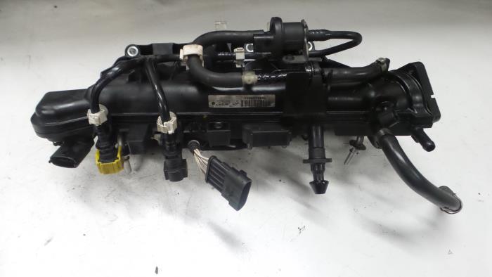 Inlaatspruitstuk Alfa Romeo MiTo (955), Hatchback, 2008 / 2018 1.4 TB 16V, Hatchback, Benzine, 1.368cc, 114kW (155pk), FWD, 199A8000, 2008-08 / 2011-06, 955AXA (00552206520)