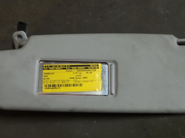 Seat Altea Zonneklep