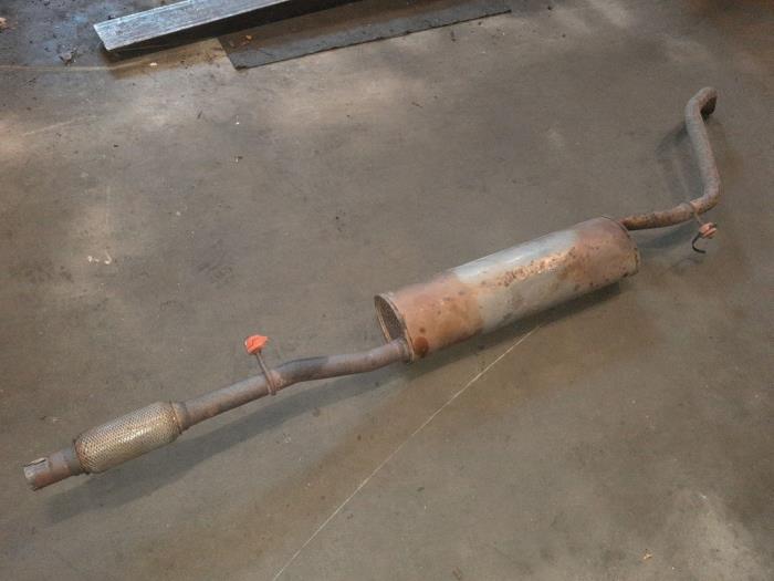 Fiat 500 Uitlaat Middendemper