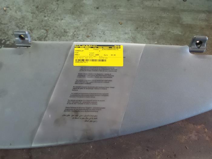 Fiat Doblo Zonneklep