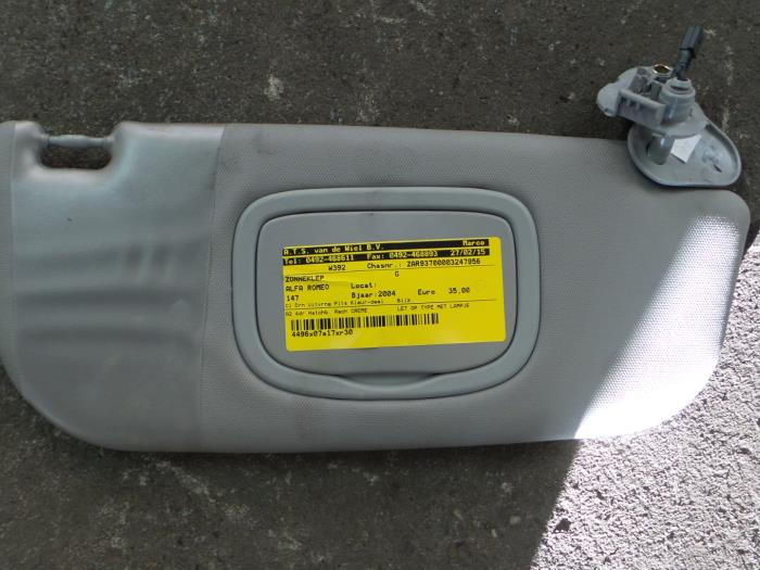 Alfa Romeo 147 Zonneklep