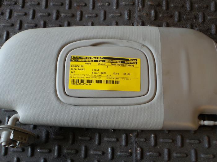 Alfa Romeo 147 Zonneklep