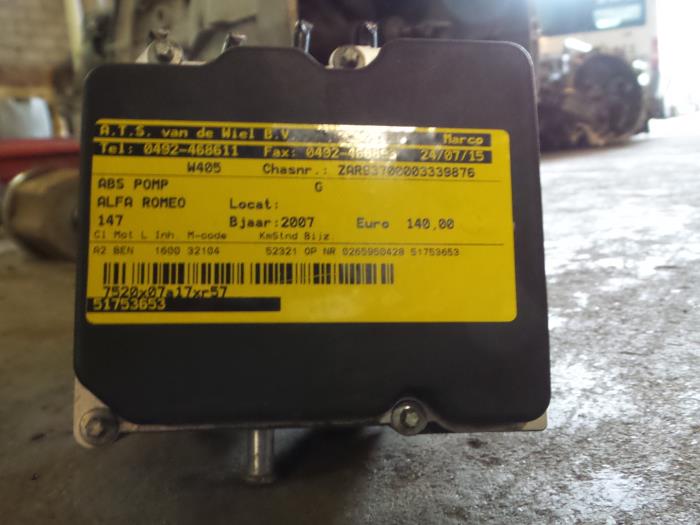 Alfa Romeo 147 ABS Pomp