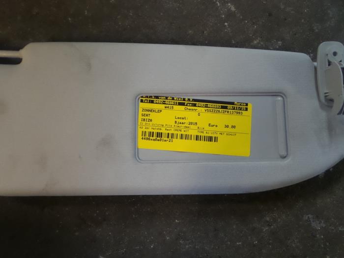 Seat Ibiza Zonneklep