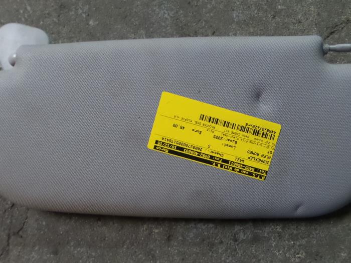 Alfa Romeo GT Zonneklep