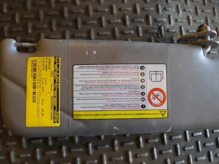 Alfa Romeo Giulietta Zonneklep