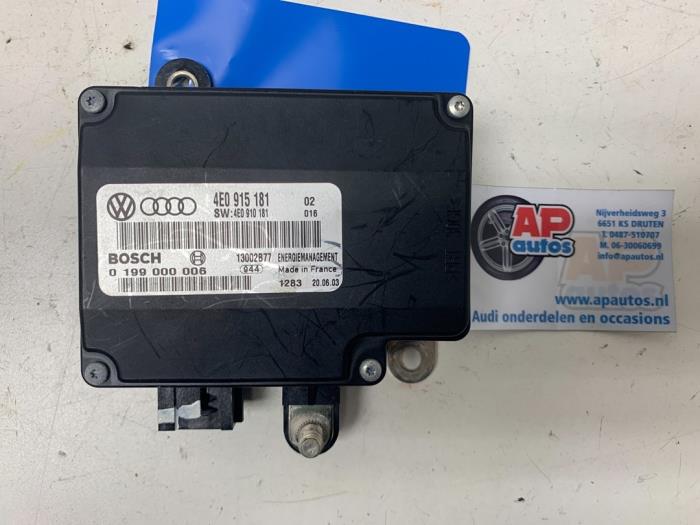 Gebruikte Accu controle module Audi A8 (D3) 3.7 V8 40V Quattro Prijs € 69,99 Margeregeling aangeboden door AP Auto's