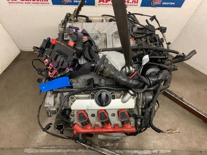 Motor van een Audi S4 Avant (B8) S4 3.0 TFSI V6 24V 2009