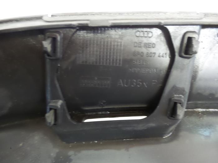 Spoiler achterbumper van een Audi A3 2011