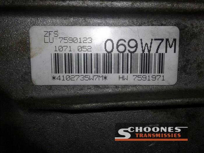 Versnellingsbak van een BMW X1 (E84)  2012