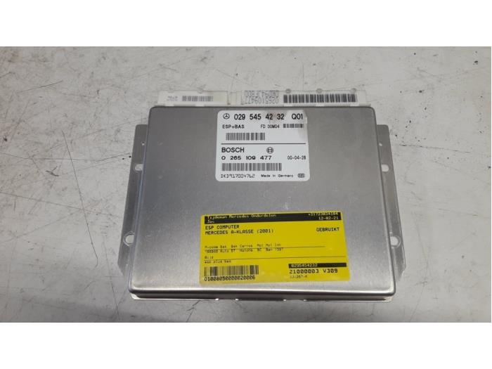 Gebruikte Esp computer Mercedes A (W168) 1.4 A-140 Prijs € 45,00 Margeregeling aangeboden door Tijdeman Mercedes Onderdelen