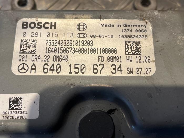 Kontaktslot + computer van een Mercedes-Benz B (W245) 2.0 B-180 CDI 16V 2008