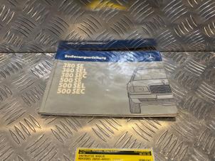 Gebruikte Instructie Boekje Mercedes SEC (C126) 500 SEC Prijs € 25,00 Margeregeling aangeboden door Tijdeman Mercedes Onderdelen