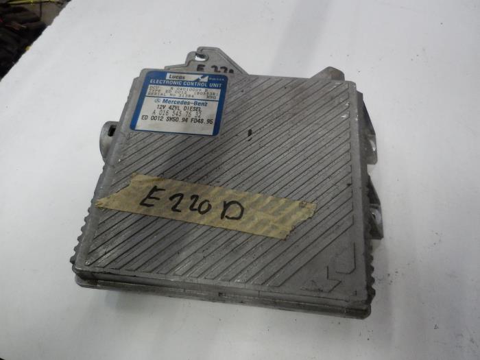 Computer Motormanagement Mercedes E (W210), 1995 / 2002 2.2 E-220D 16V, Sedan, 4Dr, Diesel, 2.155cc, 70kW (95pk), RWD, OM604912, 1995-06 / 1999-07, 210.004 (Gebruikt)