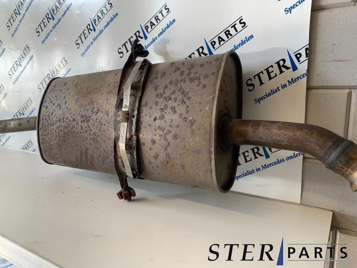 Uitlaat Midden+Einddemper van een Mercedes-Benz B (W245) 1.7 B-170 16V 2006