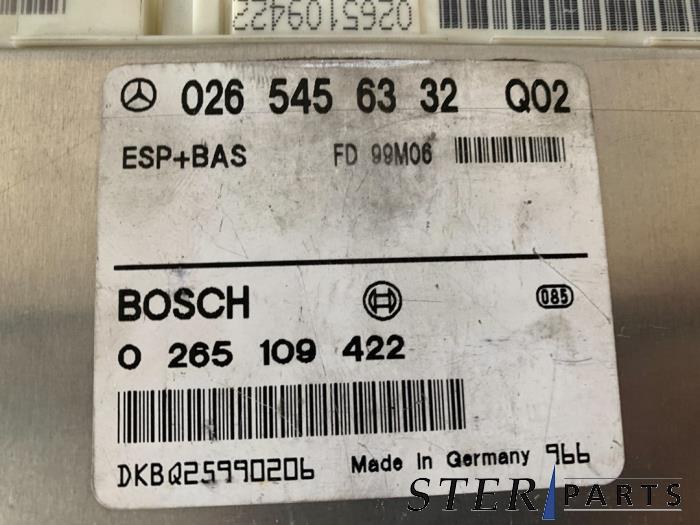 Esp computer van een Mercedes-Benz E (W210) 2.2 E-220 CDI 16V 1999