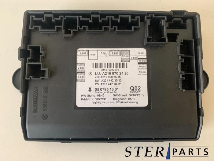 Gebruikte Deur module Mercedes CL (216) 4.7 CL-500 V8 32V 4-Matic Prijs € 150,00 Margeregeling aangeboden door Sterparts Mercedes specialist