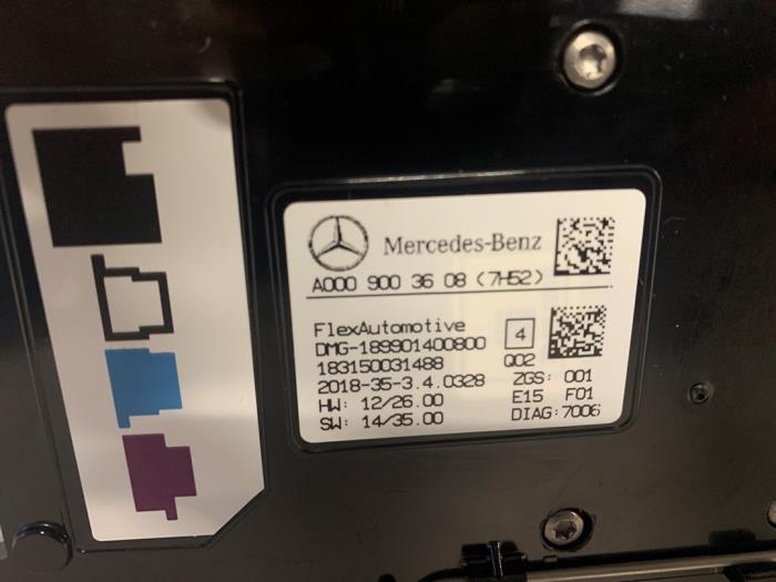 Binnenverlichting voor van een Mercedes-Benz B (W246,242) 1.8 B-200 CDI BlueEFFICIENCY 16V 2012