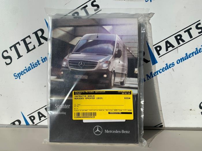 Instructie Boekje van een Mercedes-Benz Sprinter 3,5t (906.73) 311 CDI 16V 2015