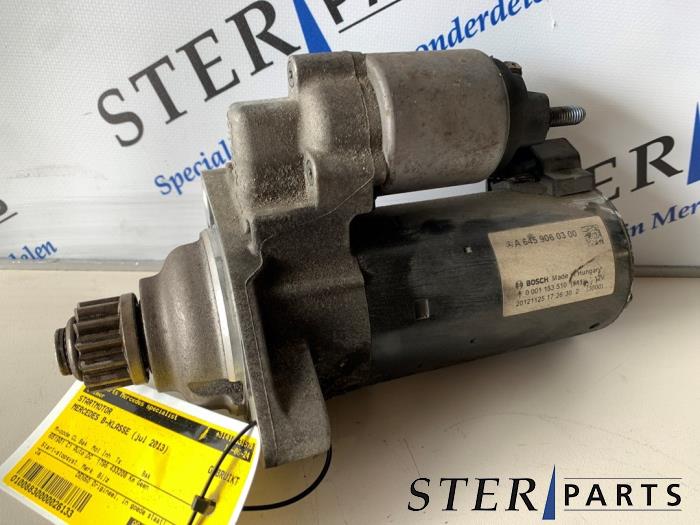 Gebruikte Startmotor Mercedes B (W246/W242) 1.8 B-180 CDI BlueEFFICIENCY 16V Prijs € 34,95 Margeregeling aangeboden door Sterparts Mercedes specialist