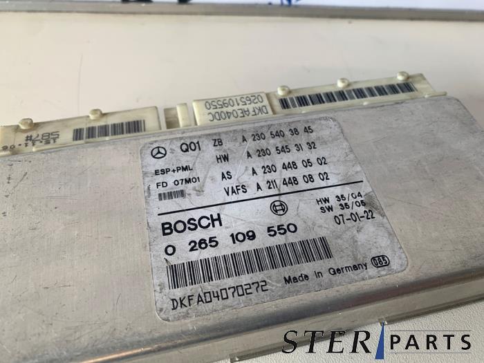 Esp computer van een Mercedes-Benz SL (R230) 5.0 SL-500 V8 24V 2004