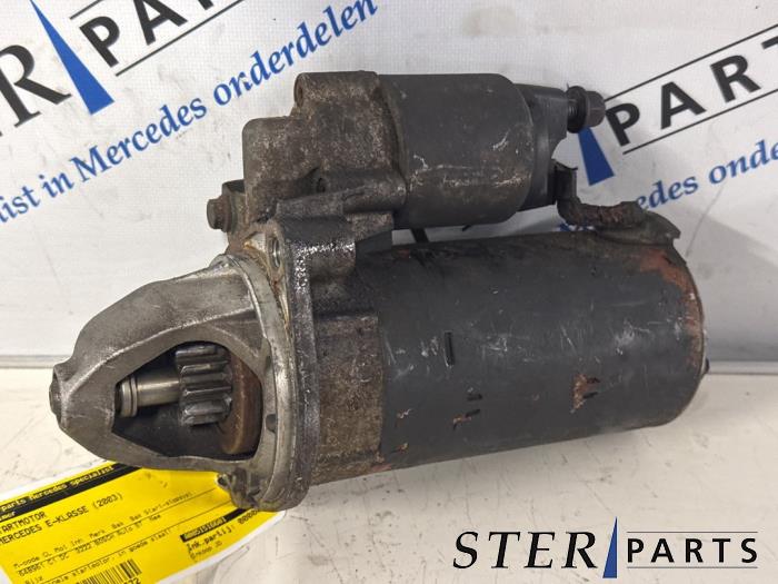 Gebruikte Startmotor Mercedes E (W211) 3.2 E-320 CDI 24V Prijs € 34,95 Margeregeling aangeboden door Sterparts Mercedes specialist
