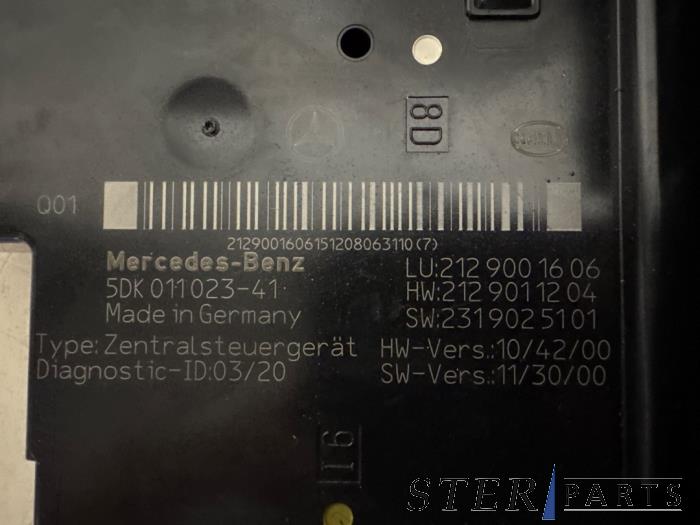 Comfort Module van een Mercedes-Benz CLS Shooting Brake (X218) 350 CDI BlueEfficiency 3.0 V6 24V 2013