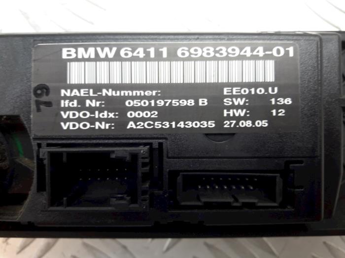 Climatronic Paneel van een BMW 3 serie (E90) 323i 24V 2011