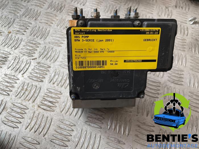 Gebruikte ABS Pomp BMW 3 serie Touring (E46/3) 325i 24V Prijs € 50,00 Margeregeling aangeboden door Bentie's autodemontage