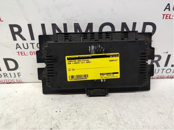Gebruikte Module Verlichting BMW 1 serie (E87/87N) 118i 16V Prijs € 100,00 Margeregeling aangeboden door Autodemontage Rijnmond BV