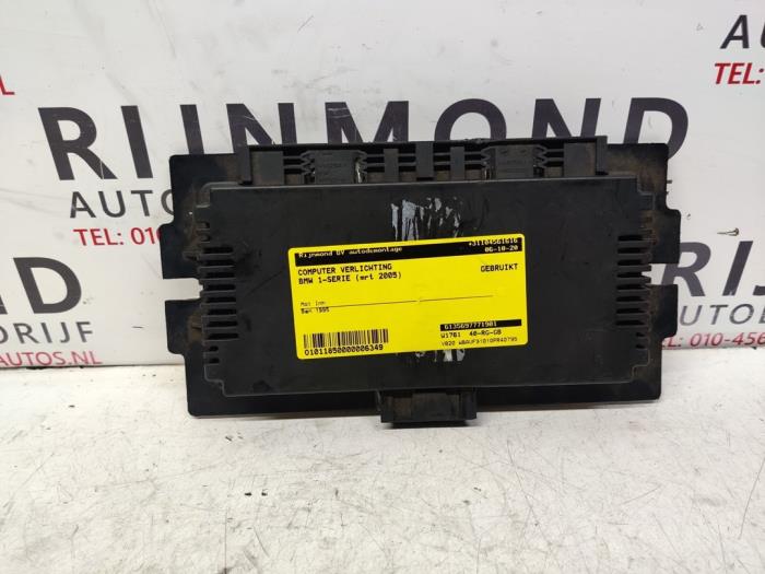 Gebruikte Module Verlichting BMW 1 serie (E87/87N) 118i 16V Prijs € 100,00 Margeregeling aangeboden door Autodemontage Rijnmond BV