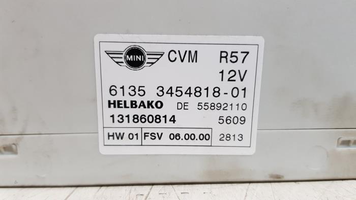 Gebruikte Cabriokap computer Mini Mini Open (R57) 1.6 16V Cooper Prijs op aanvraag aangeboden door Autodemontage Rijnmond BV
