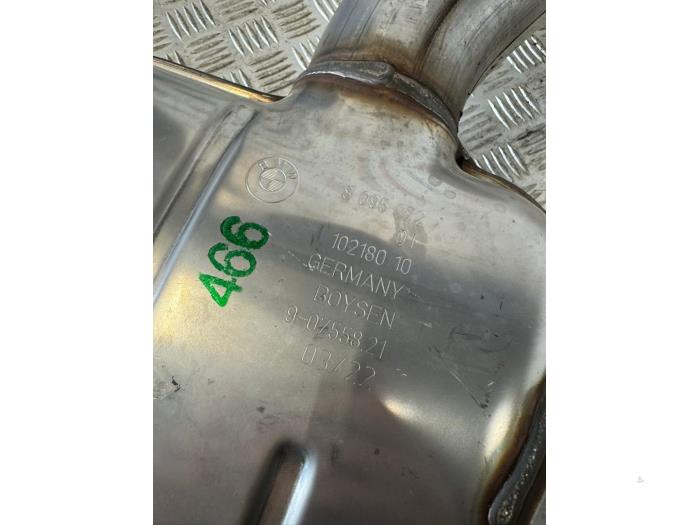 Uitlaat Einddemper van een BMW X5M (G05) 4.4i V8 32V Turbo Competition 2021