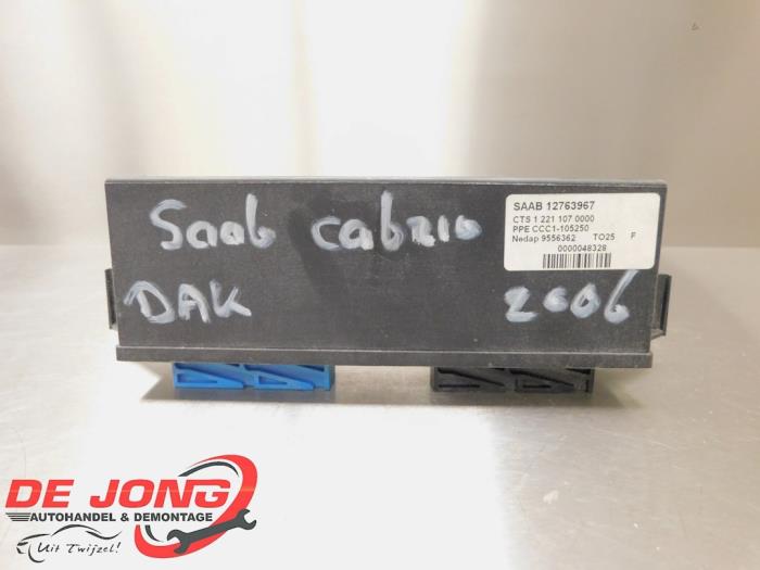 Gebruikte Cabriokap computer Saab 9-3 II (YS3F) 1.8t 16V Prijs € 49,99 Margeregeling aangeboden door Autodemontagebedrijf de Jong