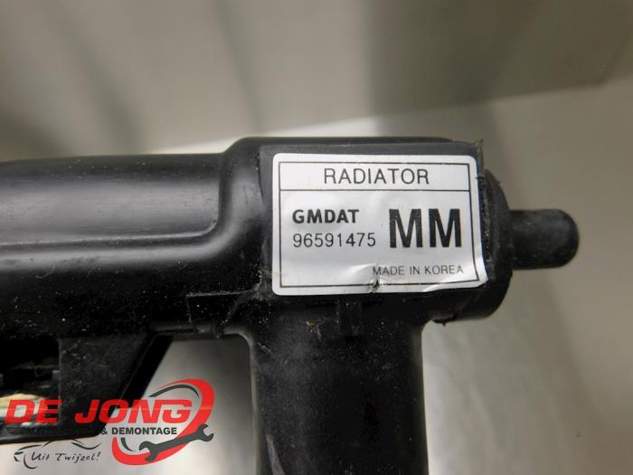 Radiateur van een Daewoo Matiz 0.8 2008