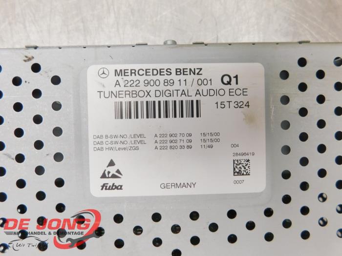 Radio module van een Mercedes-Benz C (W205) C-200 1.6 CDI BlueTEC, C-200 d 16V 2016