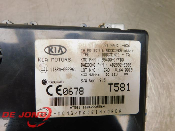 Computer Body Control van een Kia Picanto (TA) 1.0 12V LPG 2016