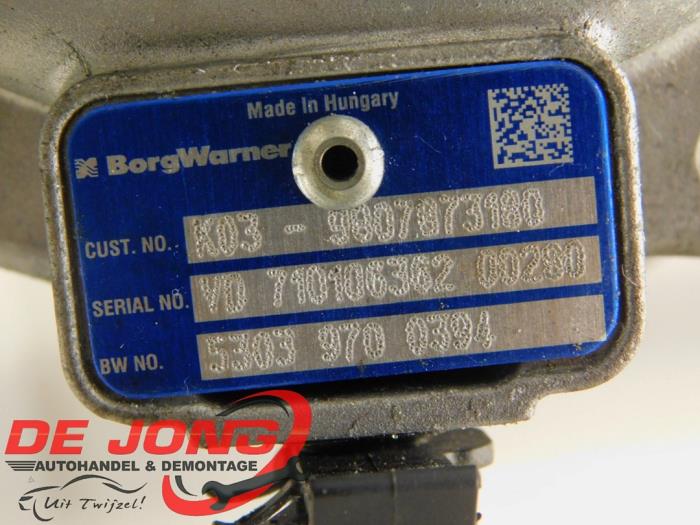 Turbo van een Opel Grandland (X) 2.0 CDTI 2020