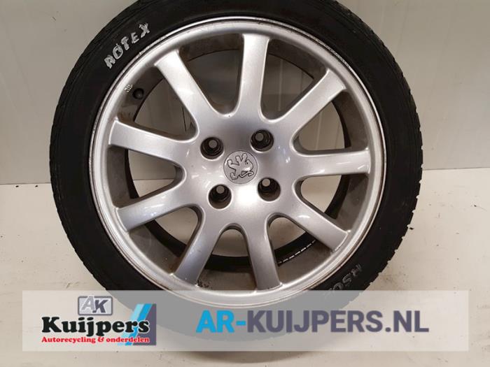 Velgen set + banden - Peugeot 206
