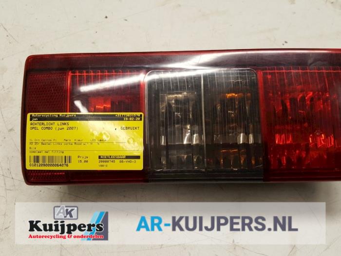 Achterlicht links - Opel Combo