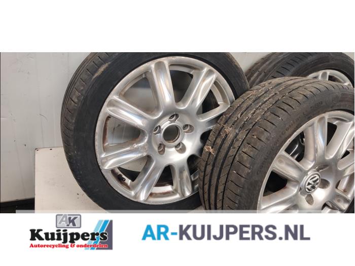 Velgen set + banden - Volkswagen Golf Plus