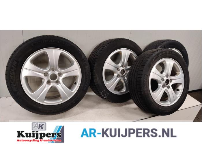 Velgen set + banden - Jaguar X-Type