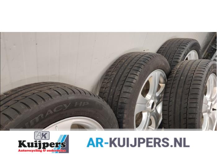 Velgen set + banden - Jaguar X-Type