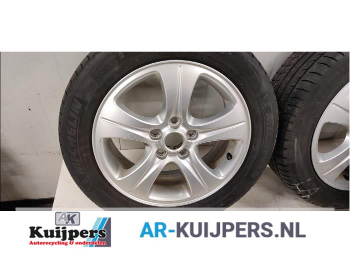 Velgen set + banden - Jaguar X-Type
